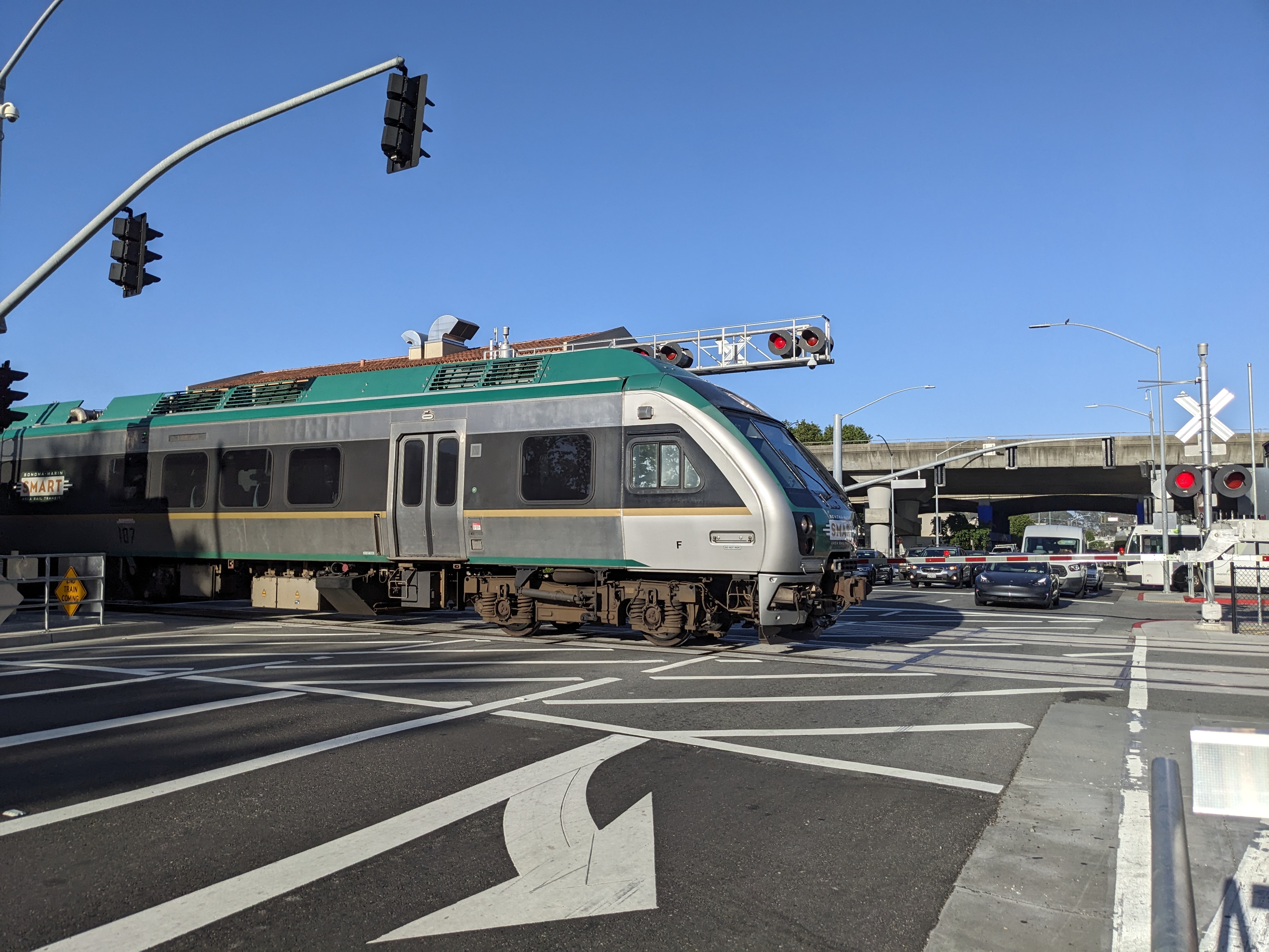 SMART train in San Rafael